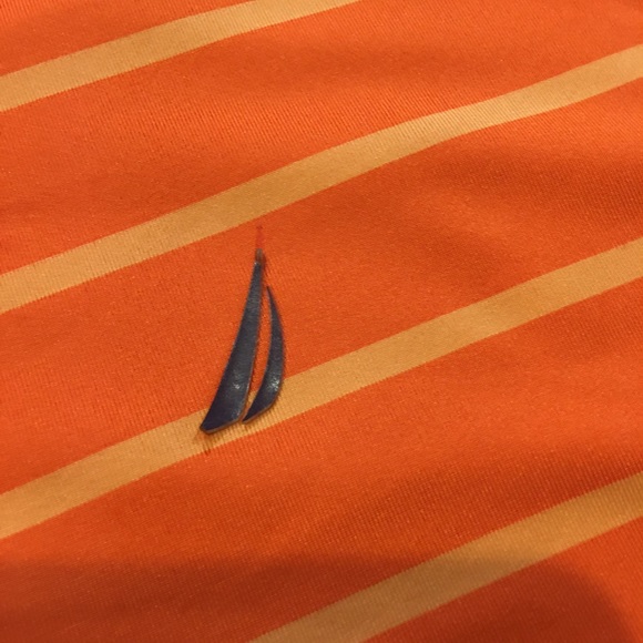 YM, Nautica, Orange Polo Shirt - Picture 2 of 4